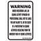 Signmission Safety Sign, 12 in Height, Aluminum, 18 in Length, 25135 A-1218-25135 - alternate 1